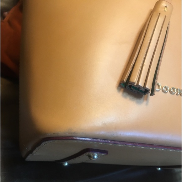 Dooney & Bourke leather bucket drawstring Serena bag from the Montecito line SET - Picture 11 of 11